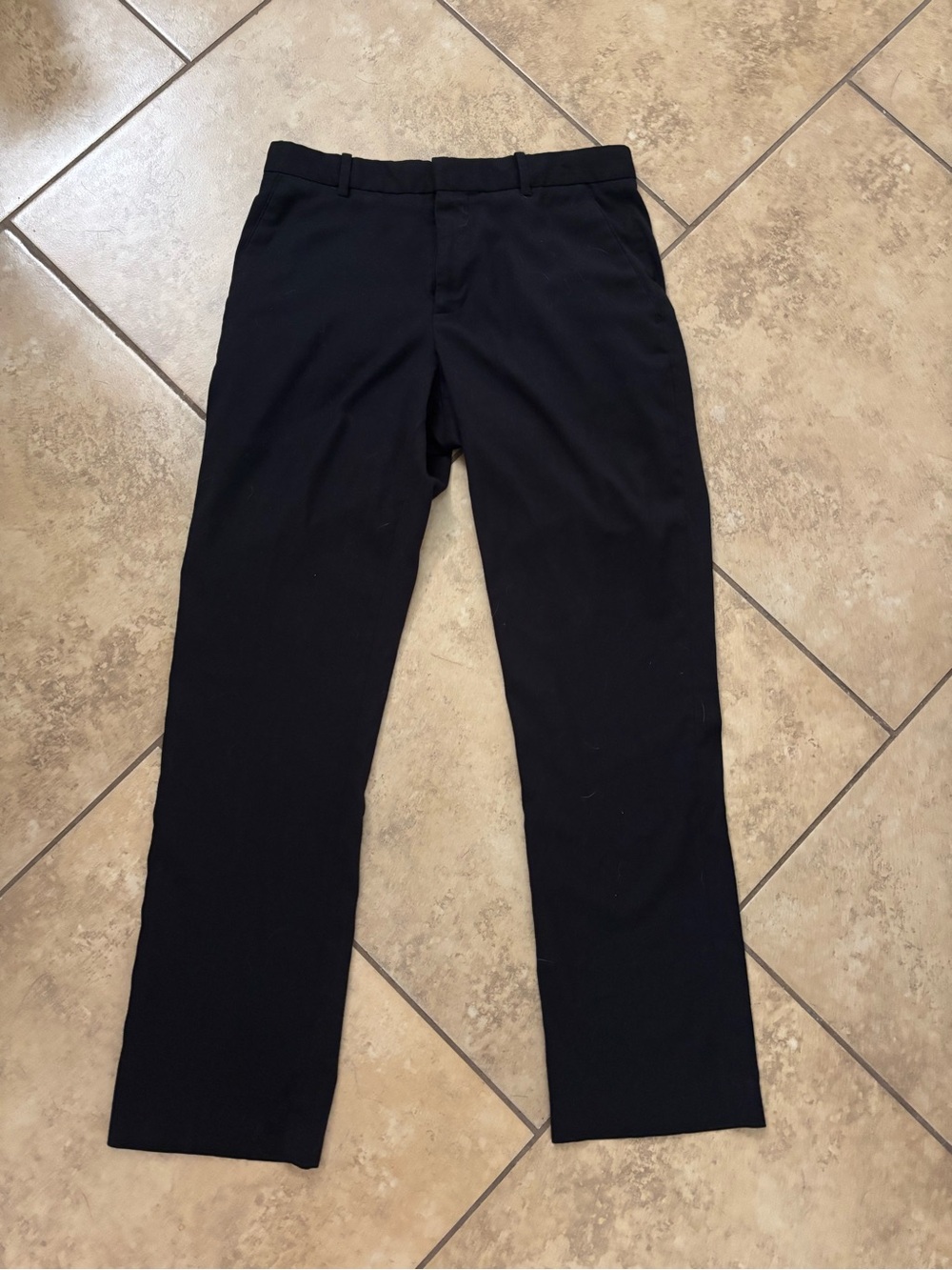 Perry Ellis Black Dress Pants Slim Fit 29x30